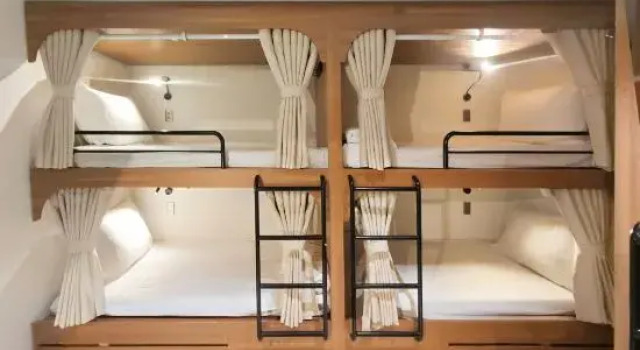 Кровать в общем номере Dorm Garden Hostel Danang By Haviland
