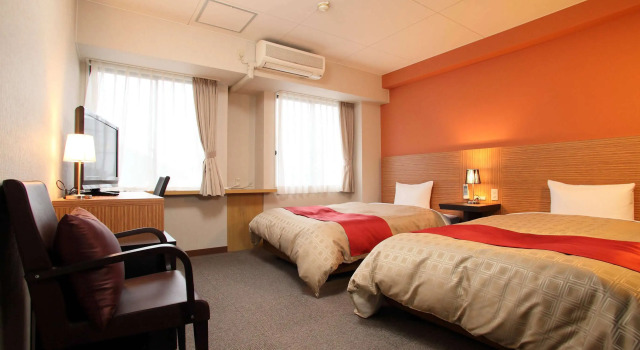 Двухместный номер Standard Hotel 1-2-3 Kofu Shingen Onsen