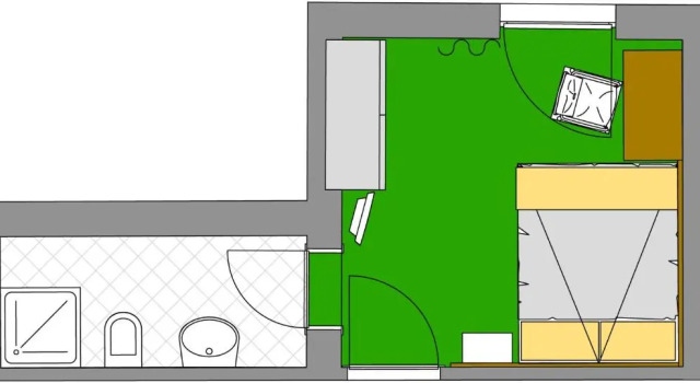 Номер Standard Berghotel Alpenklang