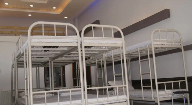 Кровать в общем номере Geomunoreum Hostel