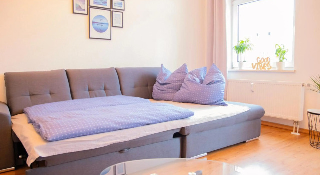 Modern-TOP City Lage -5 min - HBhf Netflix Küche Boxspringbett 2m x 2m bis 4 Pers, Prenota Hotel Magdeburgo 