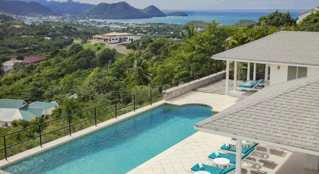 Zephyr Hill - 4 bedroom Villa with awe inspiring views 4 Villa by RedAwning, Book Villa Cottages in Cap Estate, Cottage