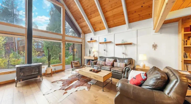 Classic A-frame Cabin w/ Hot Tub + Deck & Easy Access Near Ski + Lake Summit Haven by Avantstay