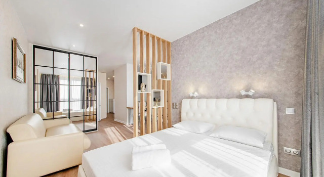 Апартаменты Bulbash Apartments (Бульбаш Апартаменты) на улице Мстиславца 8