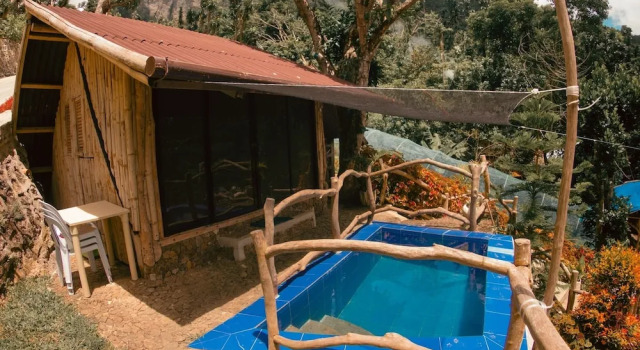 Double cottage avec balcon et Vue montagne Mayana