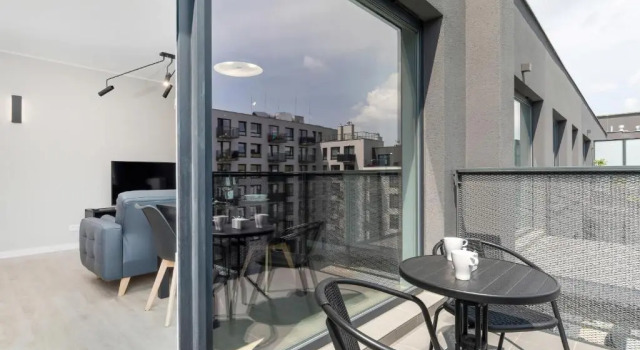 Студия Deluxe Modern City Center Apartments by Noclegi Renters