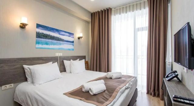 Двухместный номер Standard с красивым видом из окна Отель Geography Hotel
