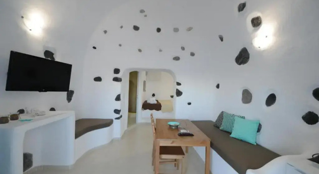 Двухместный номер Deluxe с видом на море Manias Fira Residences