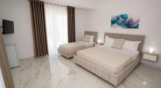 Трёхместный номер Deluxe с балконом и с видом на море Imperio Hotel