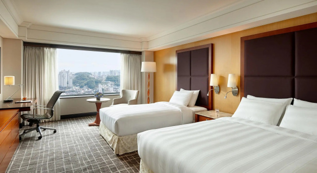 Двухместный семейный номер Deluxe Lotte Hotel Busan