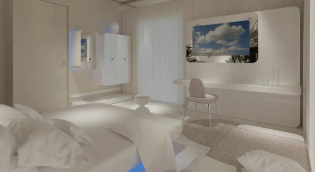 Трёхместный номер Superior с частичным видом на море Unico Hotel Caorle