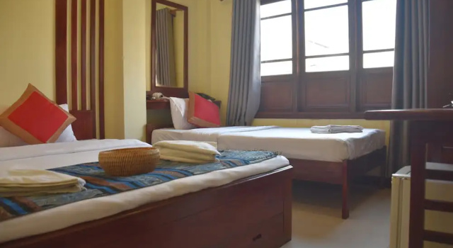 Двухместный семейный номер Standard Lao Silk Hotel