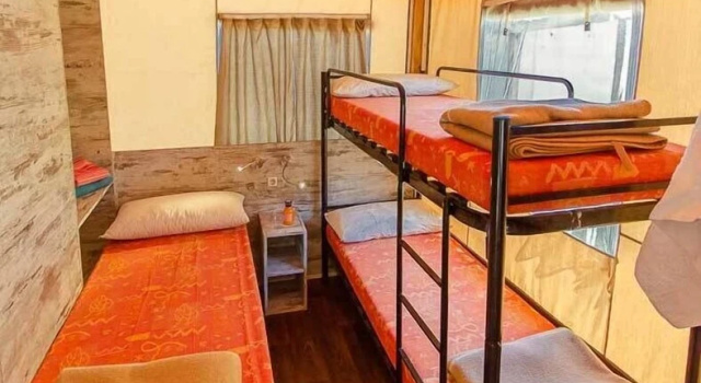 Кровать в общем номере Camping Village Mare Pineta