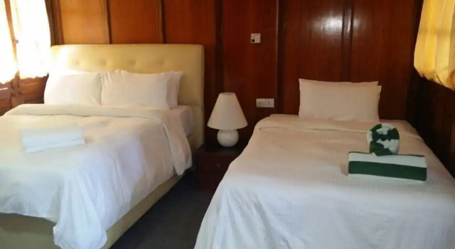 Трёхместное шале с балконом Aseania Resort Pulau Besar
