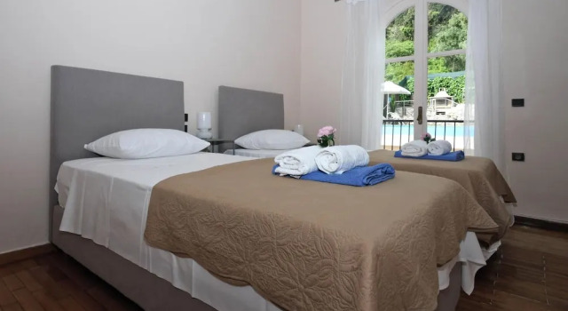 Villa Litsa Large Private Pool Walk to Beach Sea Views A C Wifi