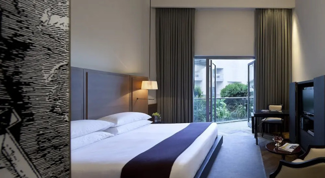 Номер Deluxe с балконом и с красивым видом из окна David Citadel Hotel Private Lux Suites