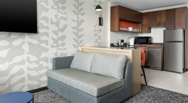Двухместная студия с видом на город Residence Inn by Marriott New York Queens