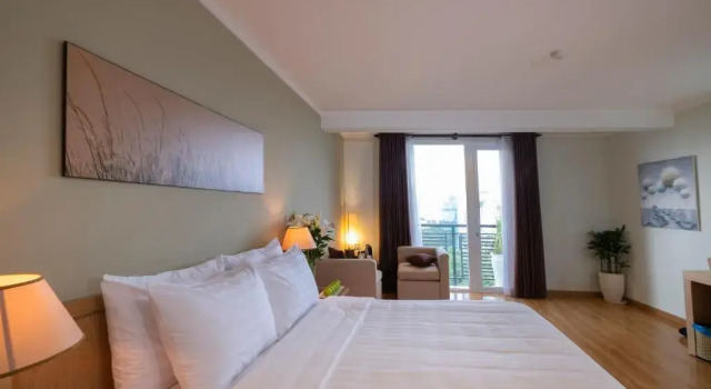 Номер Deluxe с видом на парк Vien Dong Hotel - Near Bui Vien Walking Street