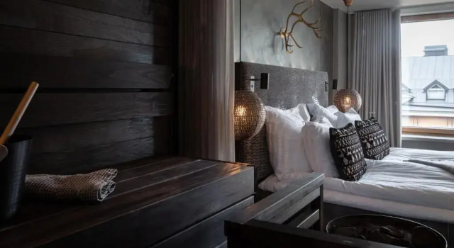 Двухместный номер Deluxe Mystique Sauna Lapland Hotels Bulevardi