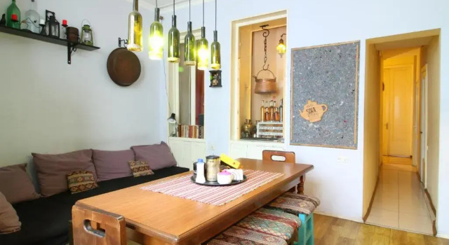 Vuode makuusalissa Soul Kitchen Hostel