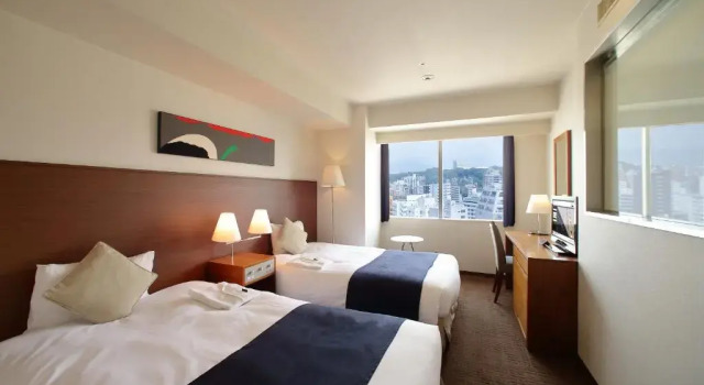 Двухместный номер Standard с красивым видом из окна Oriental Hotel Hiroshima