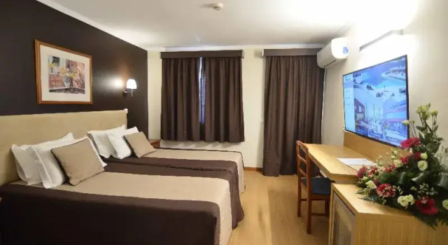 Habitación individual Estándar con balcón y con vista al terreno Hotel Salgueiro