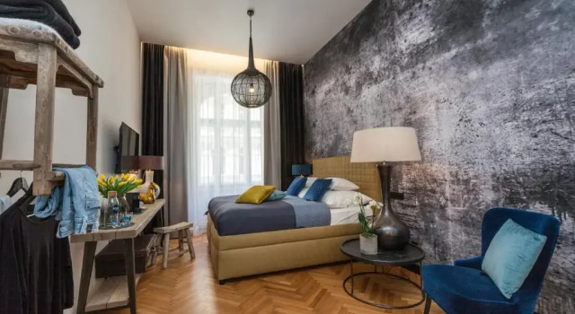 Large Comfort Double room Antik Hotel Prague