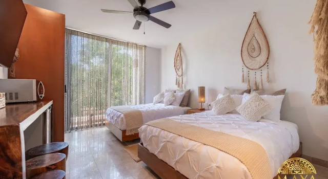 NHOA 108A Lux 2BR Condo Plunge Pool in Aldea Zama, Rezerwuj Apartament Hotele w Quintana Roo z parkingiem, Parking