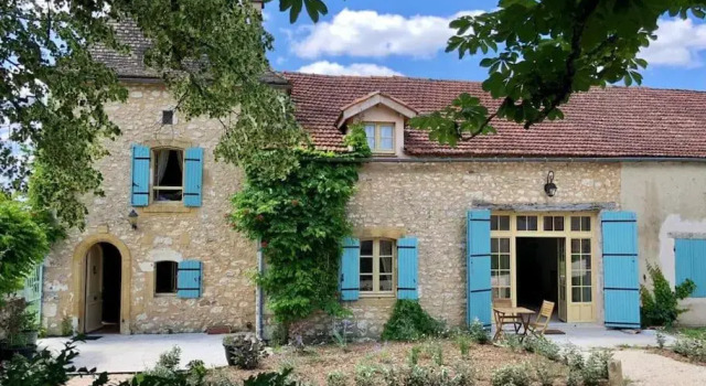 5 bedroom house with private pool, S Dordogne, Rezerwuj Hotel Monpazier Red Perigord