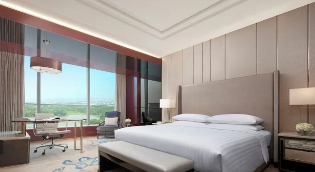 Двухместный номер Premier Deluxe Yiwu Marriott Hotel