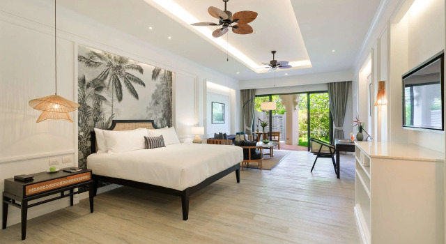 Двухместный клубный номер Garden Terrace Отель Outrigger Koh Samui Beach Resort