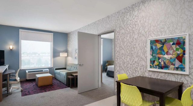 Двухместный люкс c 1 комнатой Home2 Suites By Hilton Round Rock Medical Center