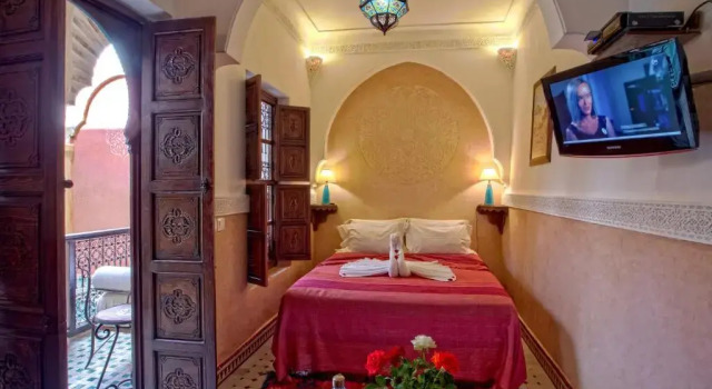 Junior suite con vista sulla piscina Riad Itrane