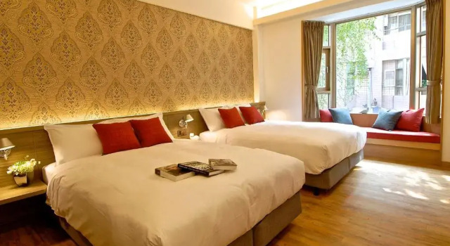 Komfortní pokoj EG Hostel Nantou Taiwan