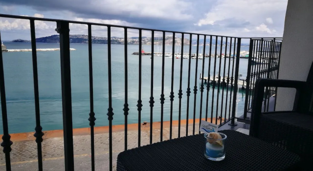 Deluxe kamer met balkon en  uitzicht op zee Vento di Mare