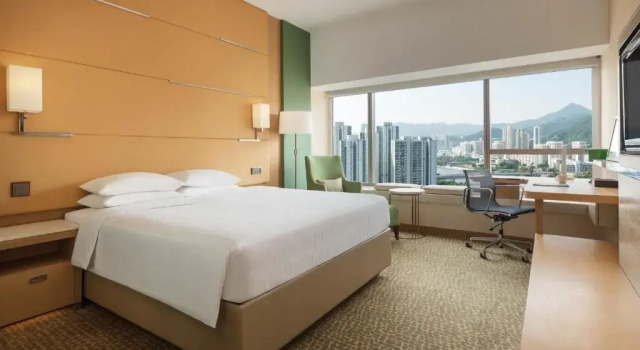 Двухместный номер с видом на реку Courtyard by Marriott Hong Kong Sha Tin