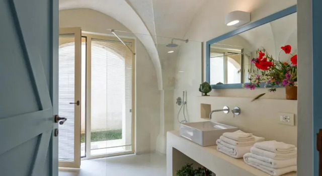 Standard Doppel Zimmer mit Gartenblick Masseria Cuturi