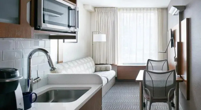 Двухместный люкс with Kitchen c 1 комнатой Hotel Boutique at Grand Central