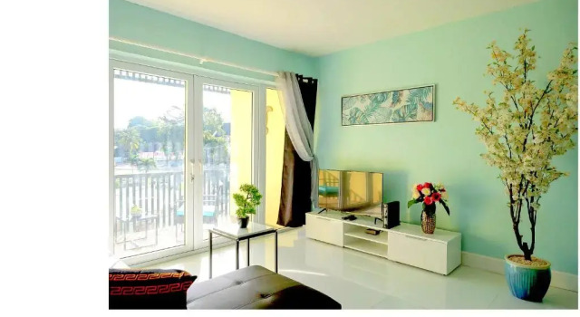 Lovely Apt Near Beach,Downtown,24hr Security,Pool
