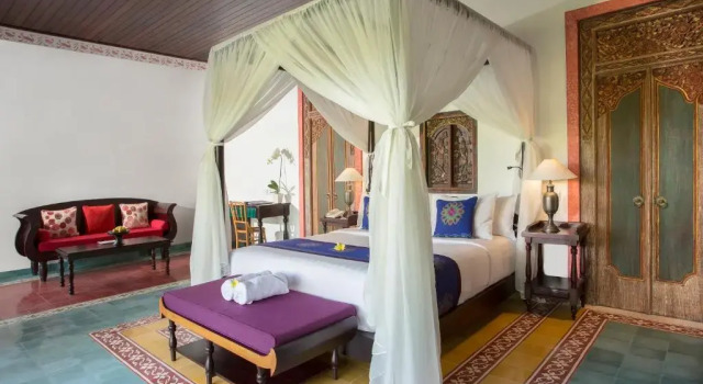 Pool Villa с видом на рисовое поле c 1 комнатой Отель Dwaraka The Royal Villas