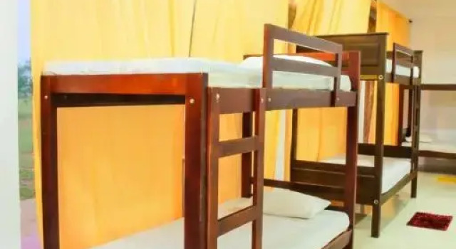 Кровать в общем номере That's Why Beach Cabanas Nilaveli