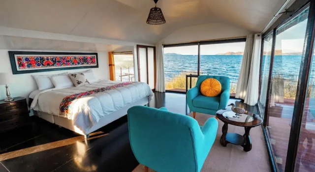 Económica quarto Uros LodgeTiticaca Peru