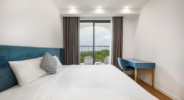 Апартаменты с 3 комнатами с балконом и с видом на горы Hillside condo at Sunset town - Southern Phu Quoc
