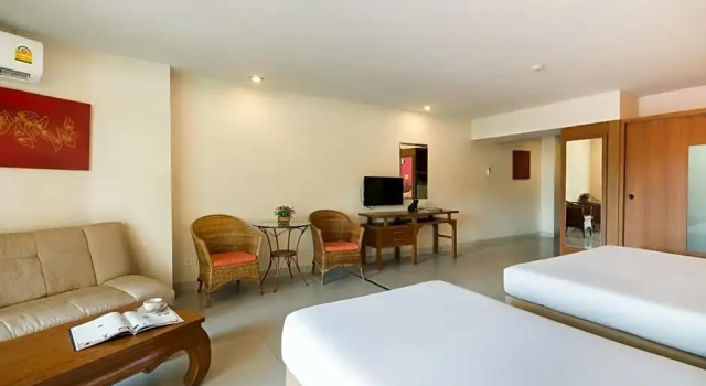 Двухместный номер Deluxe с видом на бассейн Bella Villa Cabana