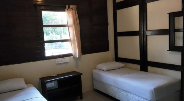 Кровать в общем номере Gili Buana Hostel & Backpackers Gili Air
