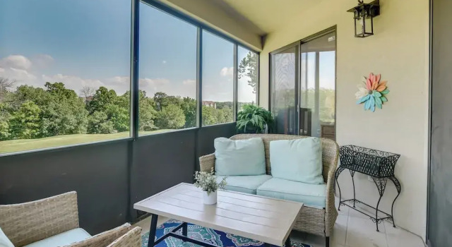 Апартаменты с 2 комнатами с балконом Lil' Slice of Heaven on Hole 11' Branson Condo!