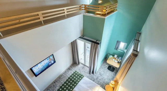 Семейный номер Standard Дуплекс с балконом Hotel Schweizerhof Sils Maria, a Faern Collection Hotel