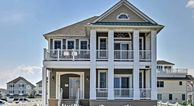 Коттедж Idyllic Oceanfront Home on Atlantic City Boardwalk