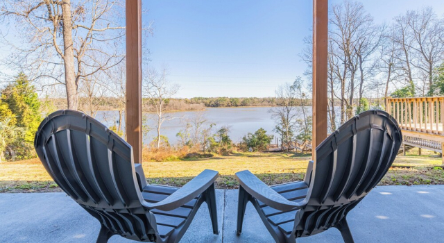 Private Dock & Hot Tub: Lakefront Eufaula Escape, Buchen Sie Ferienhaus Eufaula Alabama