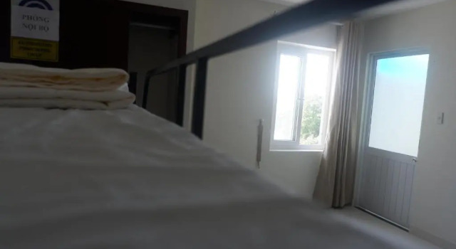Кровать в общем номере Alanis Lodge Phu Quoc